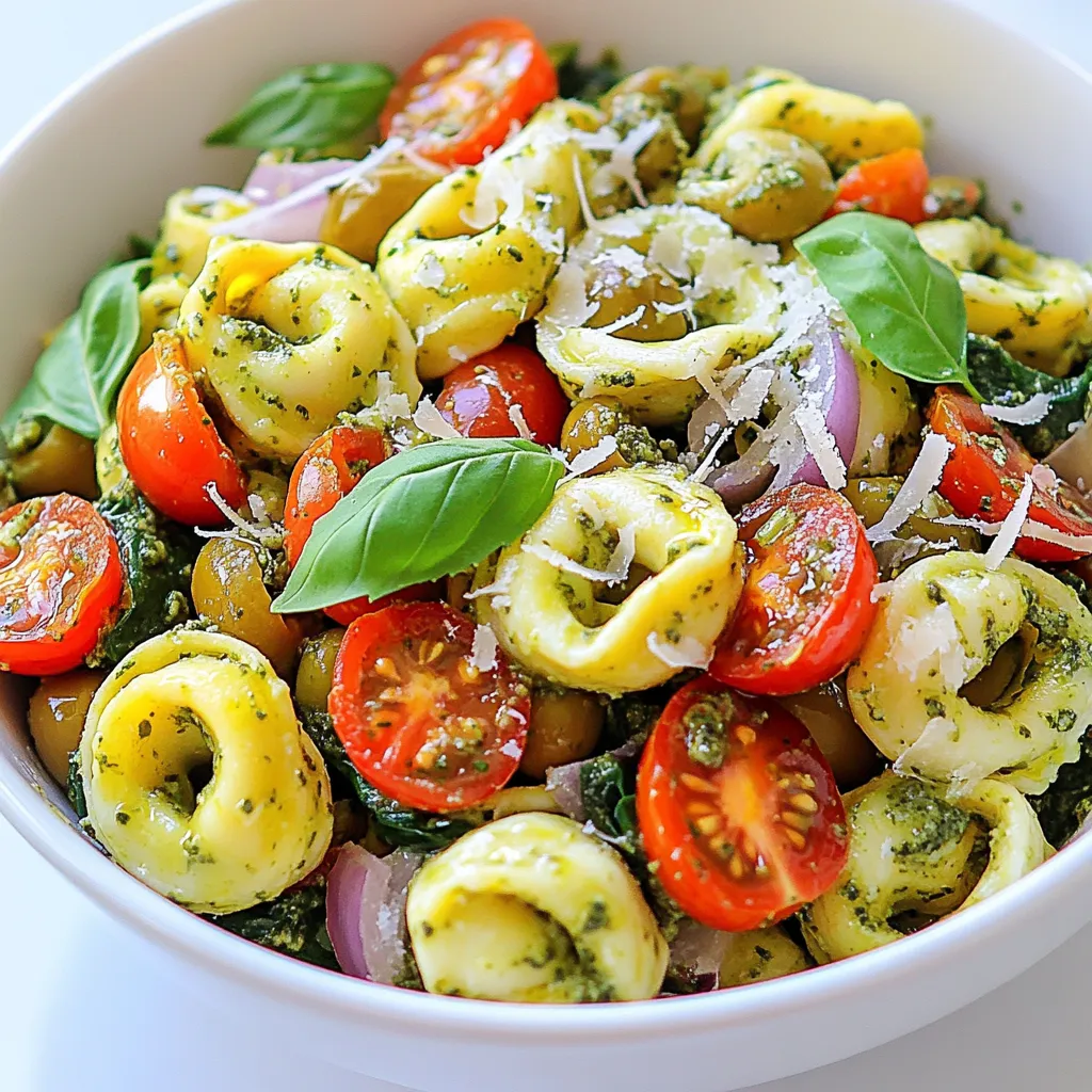 Pesto Tortellini Pasta Salad Savory and Fresh Meal