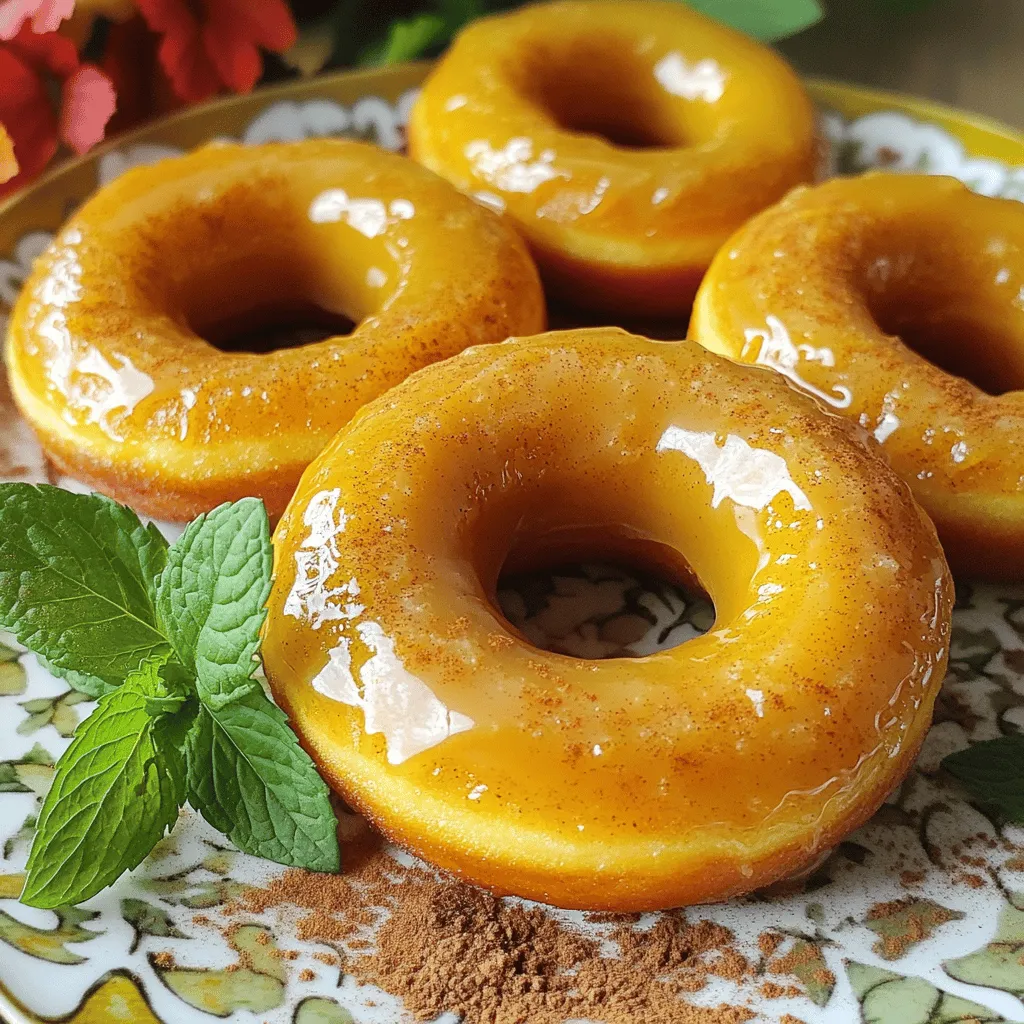 Maple Glazed Pumpkin Donuts Tasty Fall Treat