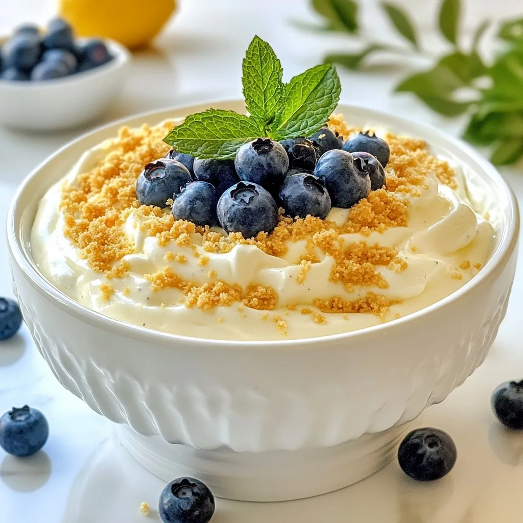 Lemon Blueberry Cheesecake Dip Scrumptious and Simple