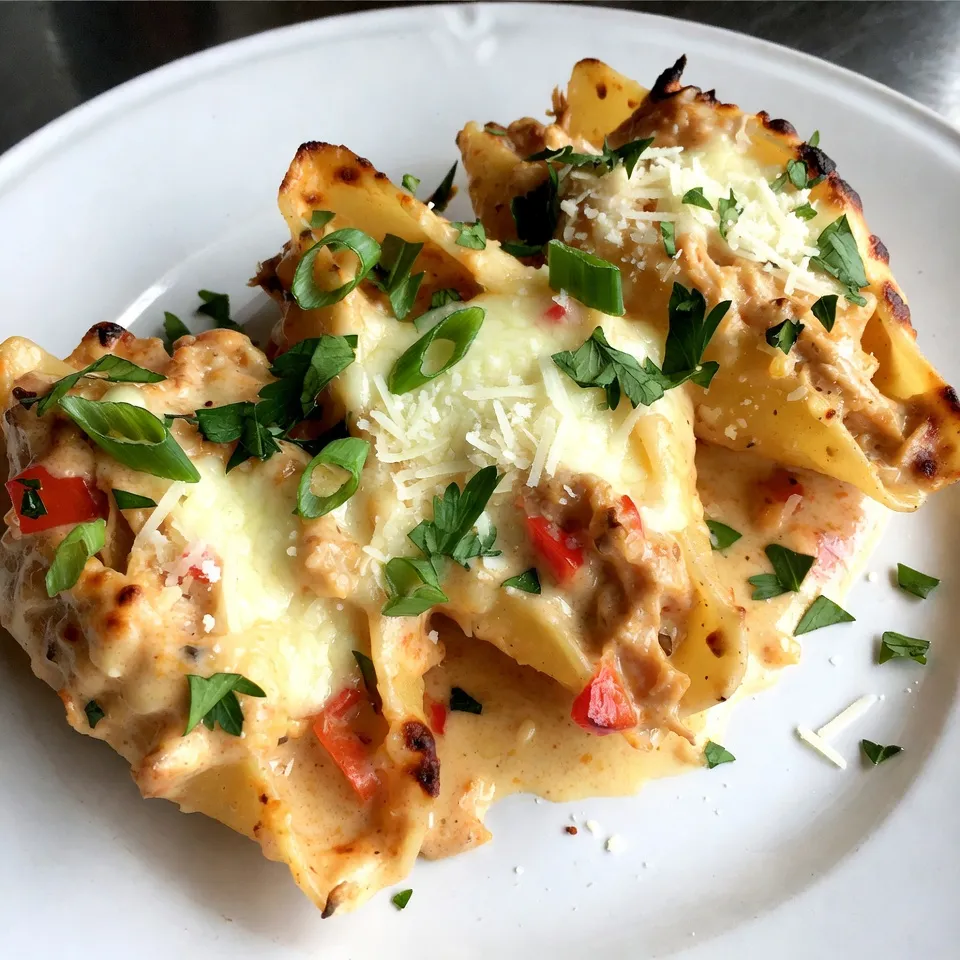 Cajun Chicken Alfredo Stuffed Shells Flavorful Delight