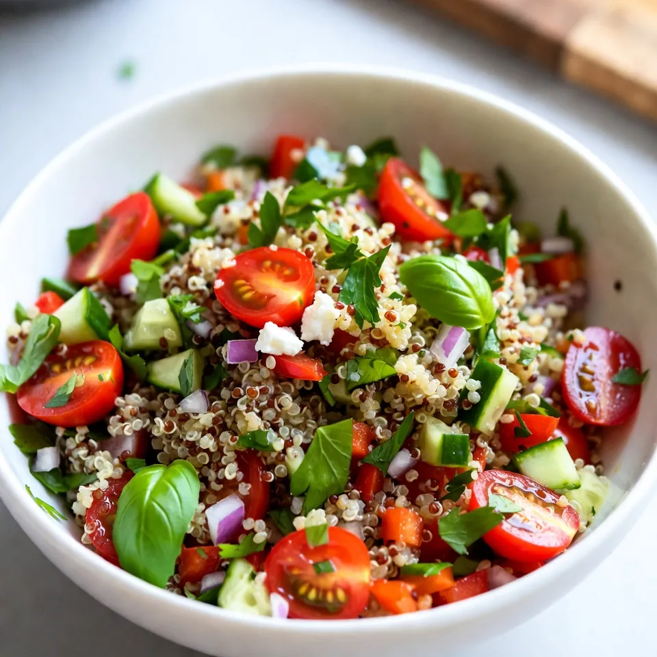 Lemon Herb Quinoa Salad Fresh and Flavorful Dish