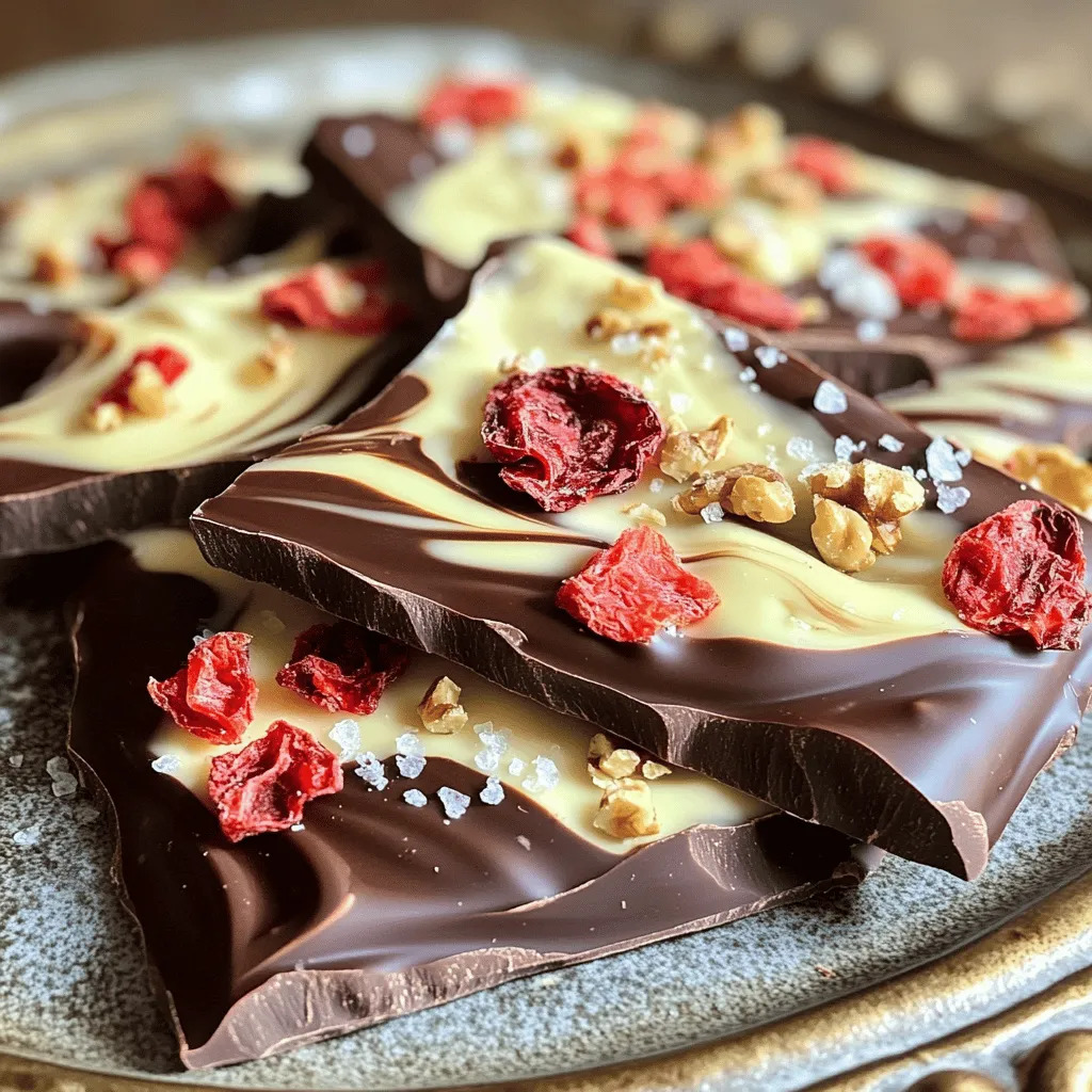 Chocolate Covered Strawberry Bark Irresistible Treat
