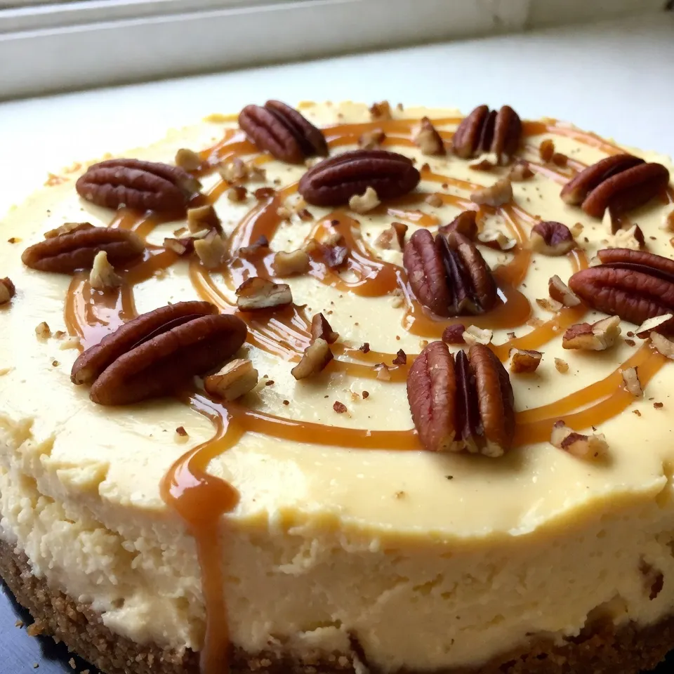 Caramel Pecan Cheesecake Delightful Dessert Recipe