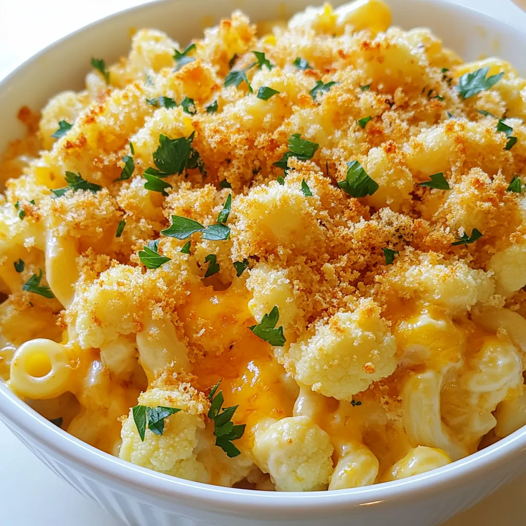 Buffalo Cauliflower Mac and Cheese Irresistible Delight