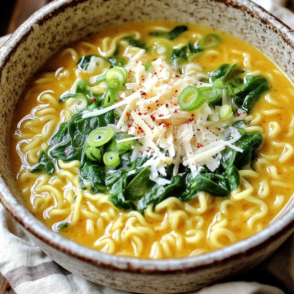One Pot Garlic Parmesan Ramen Easy and Tasty Meal