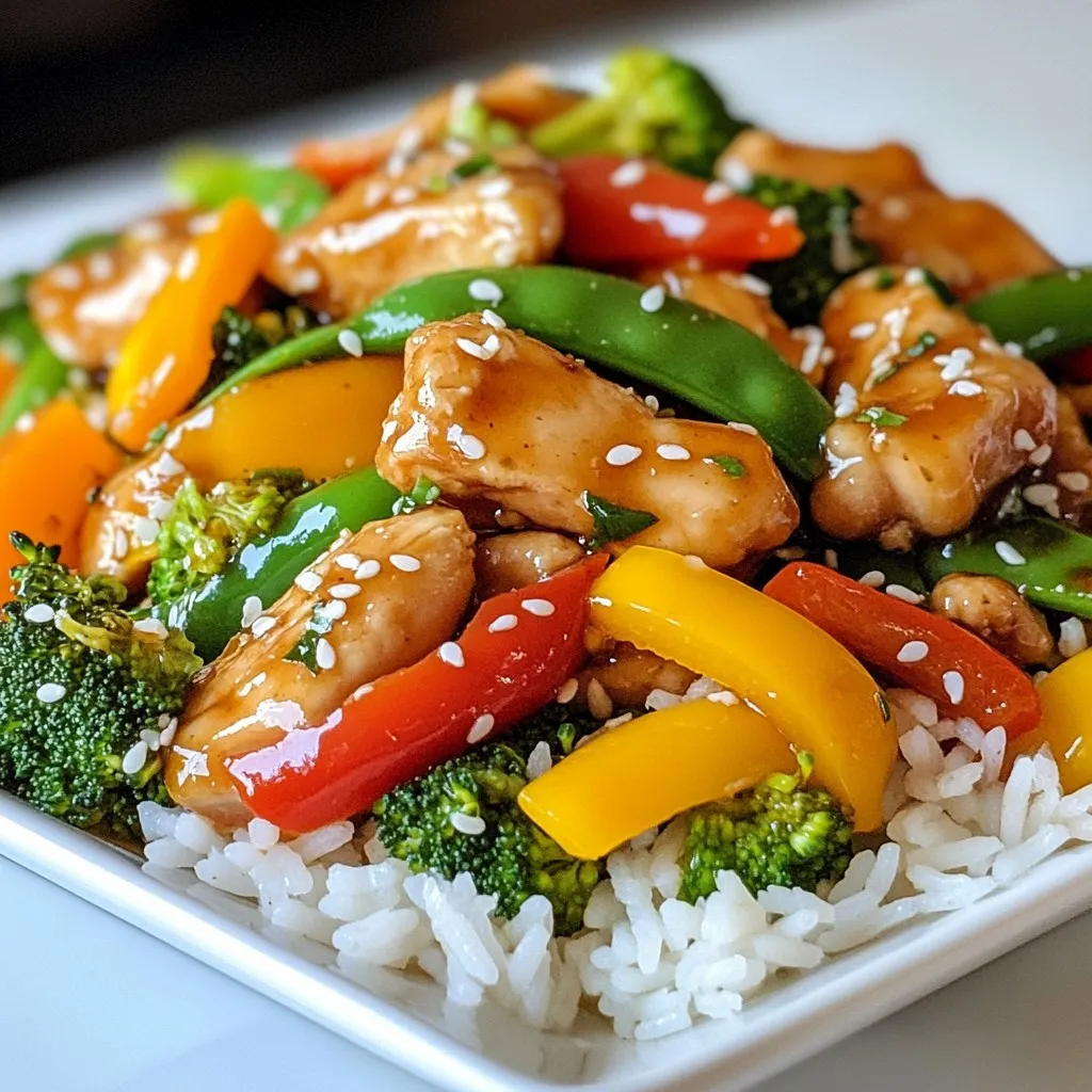 Honey Garlic Chicken Stir-Fry Delicious and Easy Meal