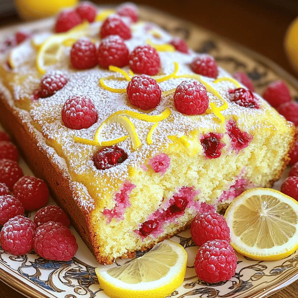 Lemon Raspberry Yogurt Cake Fresh and Flavorful Treat