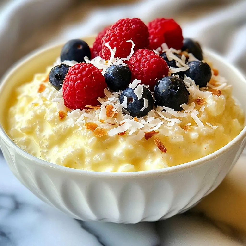 Vanilla Bean Rice Pudding Creamy Comfort Dessert