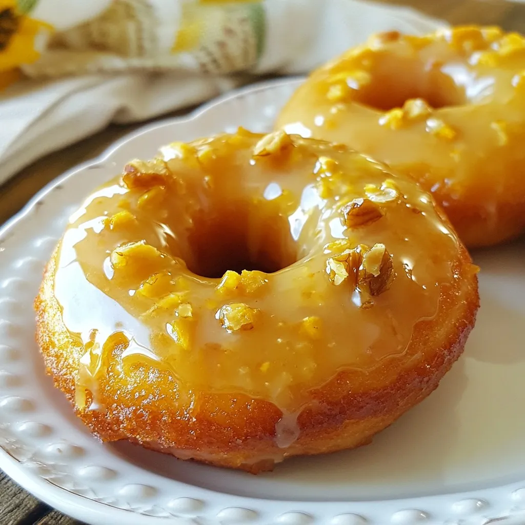 Maple Glazed Carrot Cake Donuts Irresistible Treat