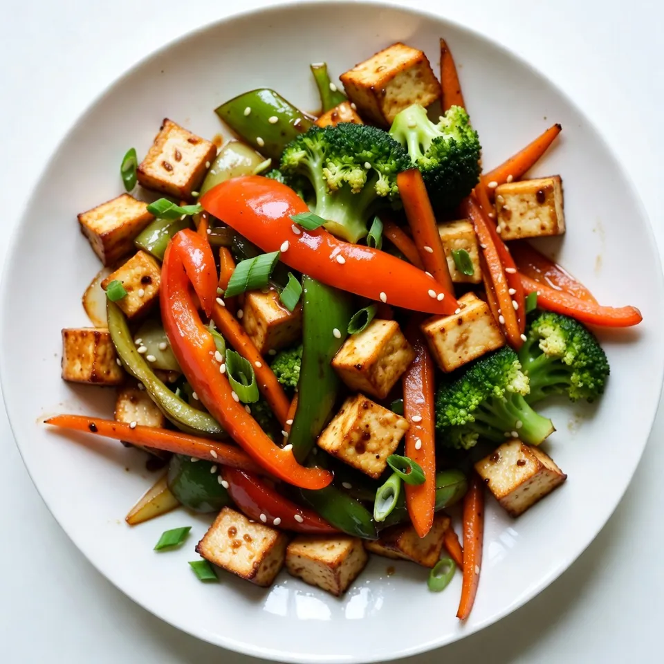Ginger Teriyaki Tofu Stir Fry Flavorful Dinner Delight