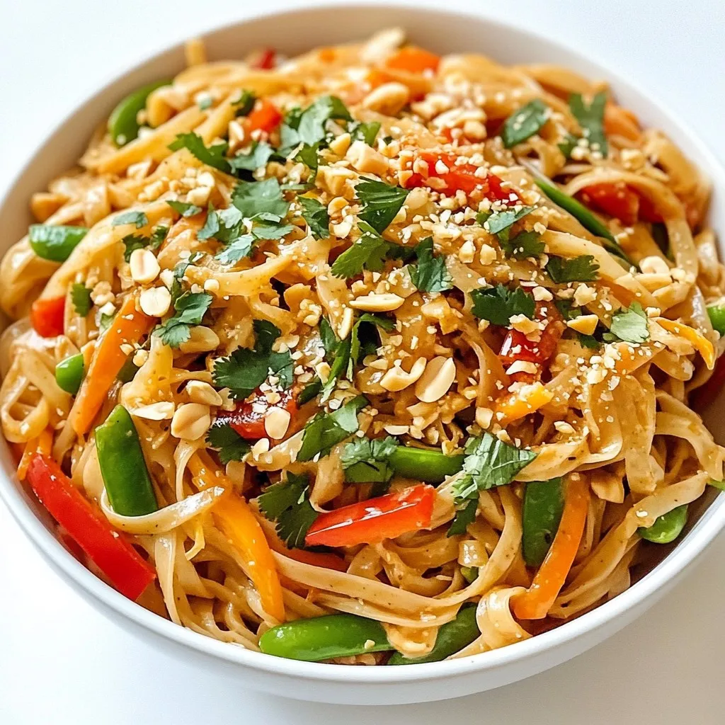 Spicy Peanut Noodle Stir-Fry Quick and Easy Recipe