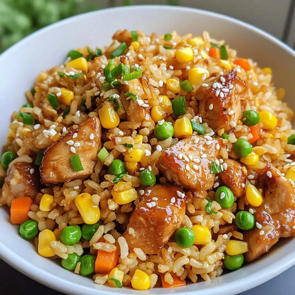 Teriyaki Chicken Fried Rice Quick and Flavorful Meal