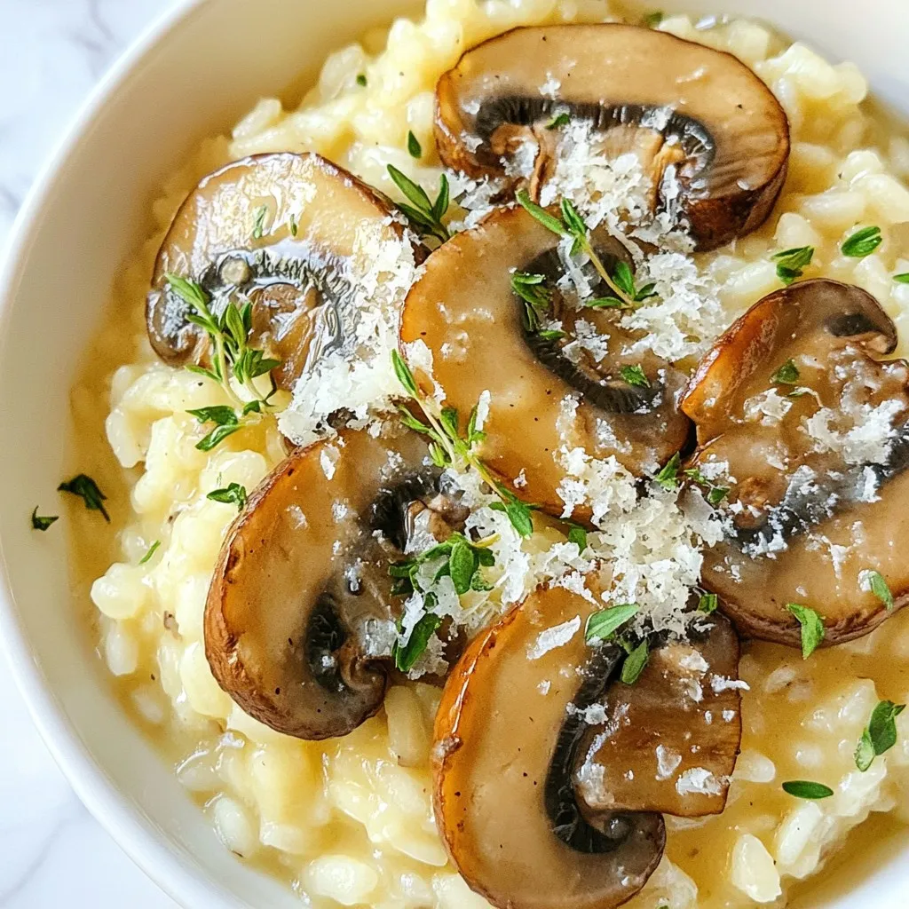 Creamy Mushroom Risotto Delightful and Easy Recipe