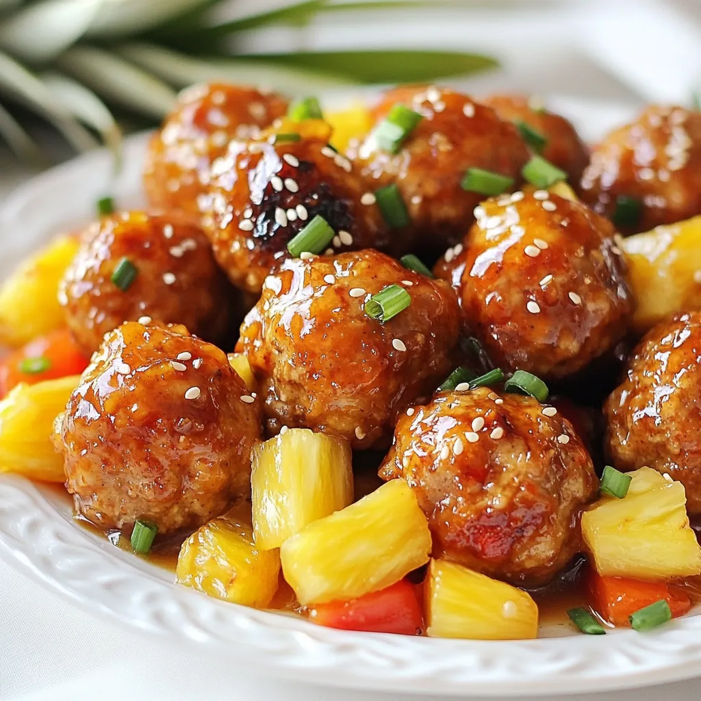 Sweet and Sour Chicken Meatballs Tasty Dinner Delight