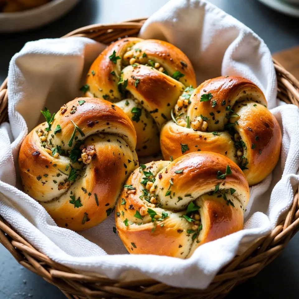 Garlic Herb Dinner Knots Easy and Flavorful Recipe