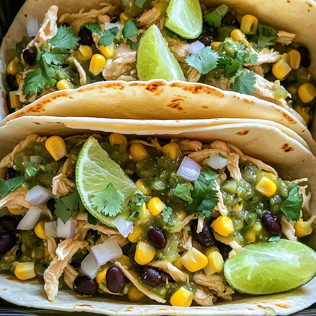 Slow Cooker Salsa Verde Chicken Flavorful Easy Meal