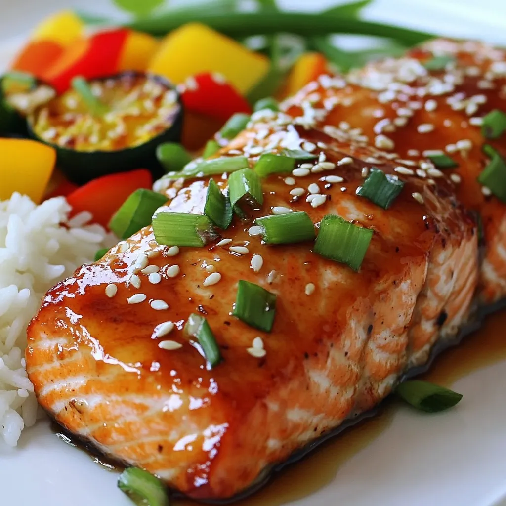 Honey Garlic Glazed Salmon Flavorful Dinner Delight