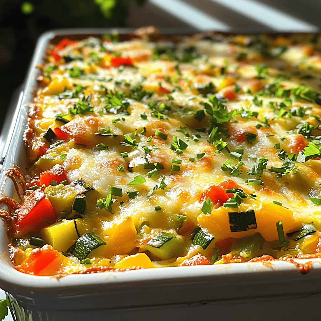 Veggie Loaded Breakfast Casserole Healthy Meal Idea
