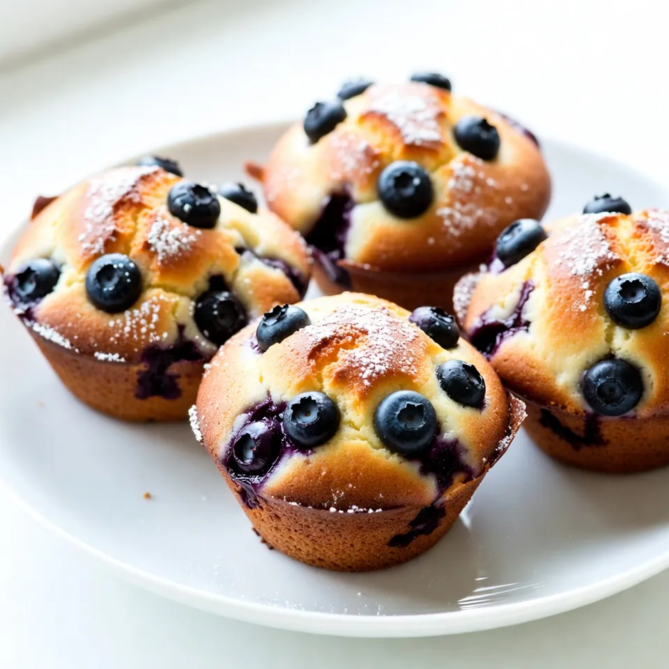Blueberry Lemon Cheesecake Muffins Delightful Recipe