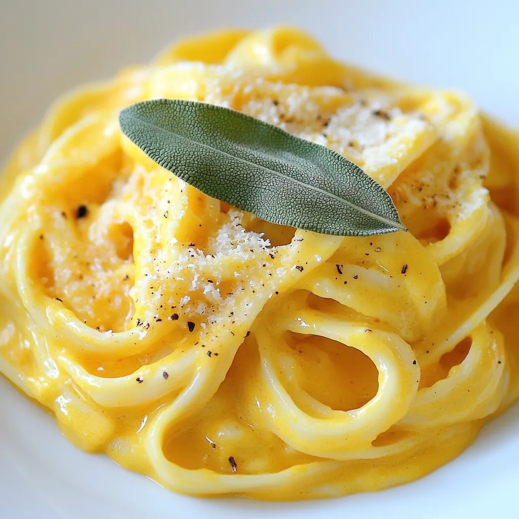 Creamy Pumpkin Sage Pasta Rich and Flavorful Recipe