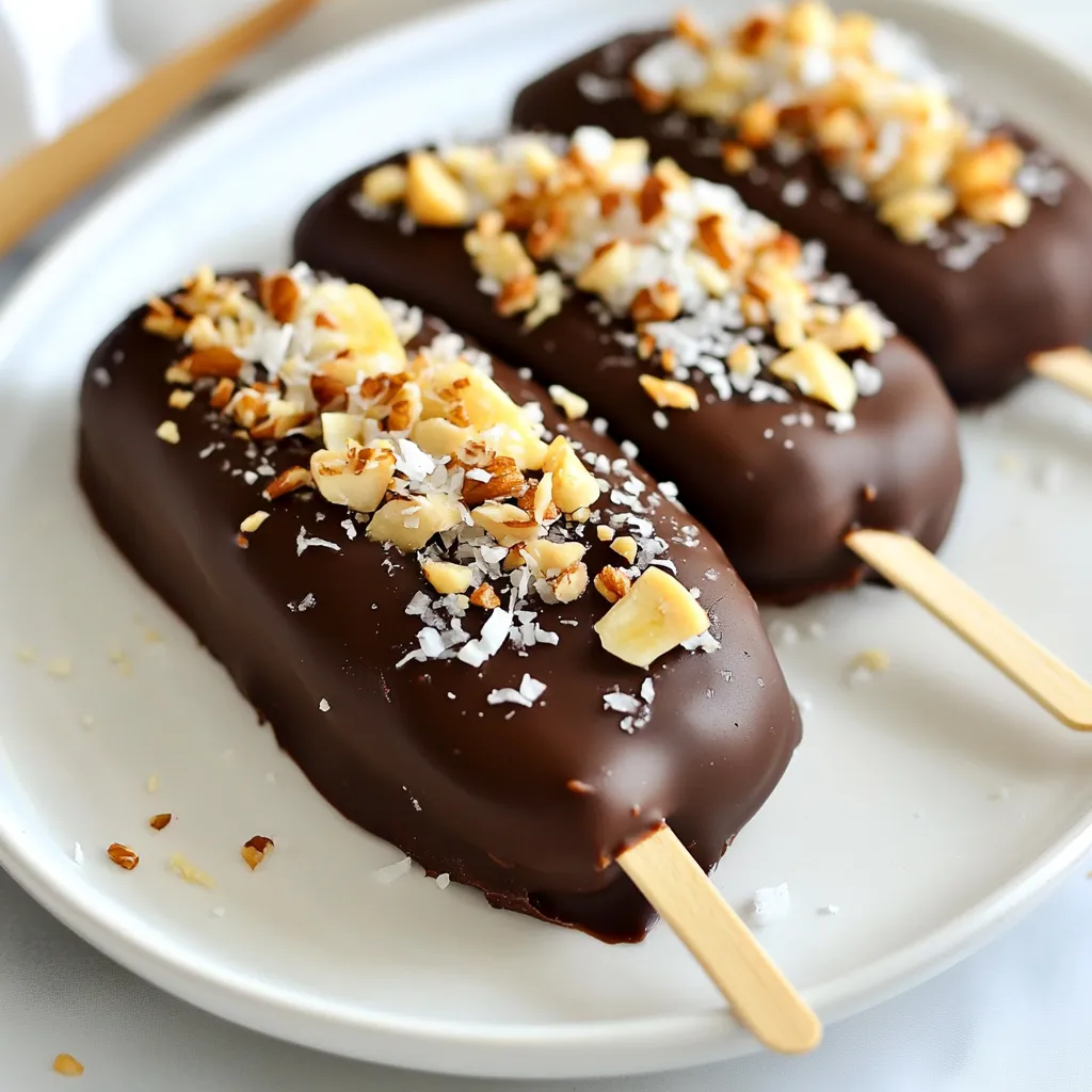 Chocolate Covered Banana Pops Simple and Tasty Treat
