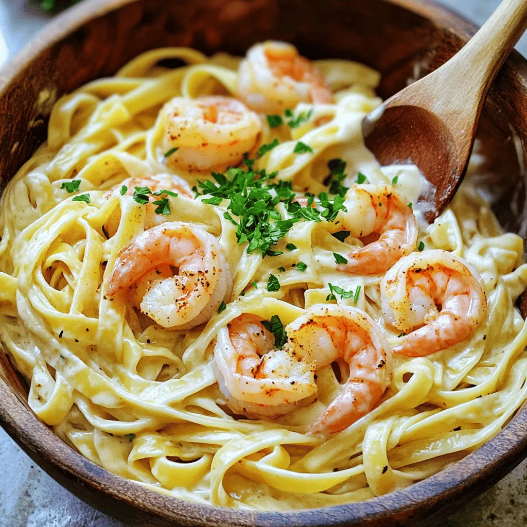 Creamy Cajun Shrimp Alfredo Delightful Pasta Dish