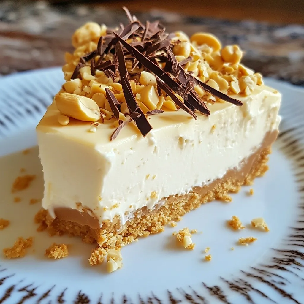 No-Bake Peanut Butter Cheesecake Tasty and Easy Recipe