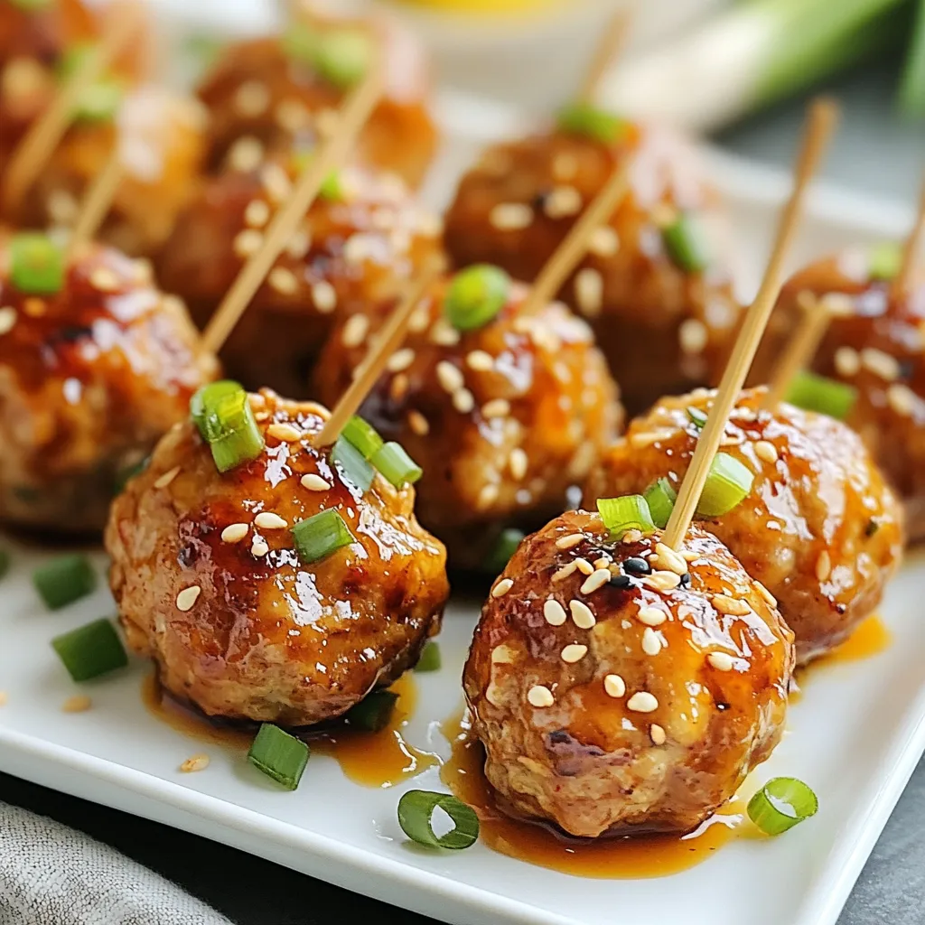 Honey Sriracha Turkey Meatballs Bold and Flavorful Dish