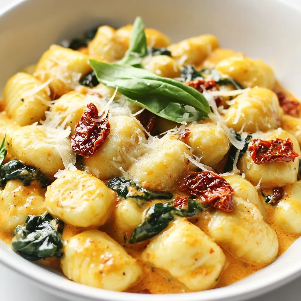 Creamy Sun Dried Tomato Gnocchi Flavorful Delight