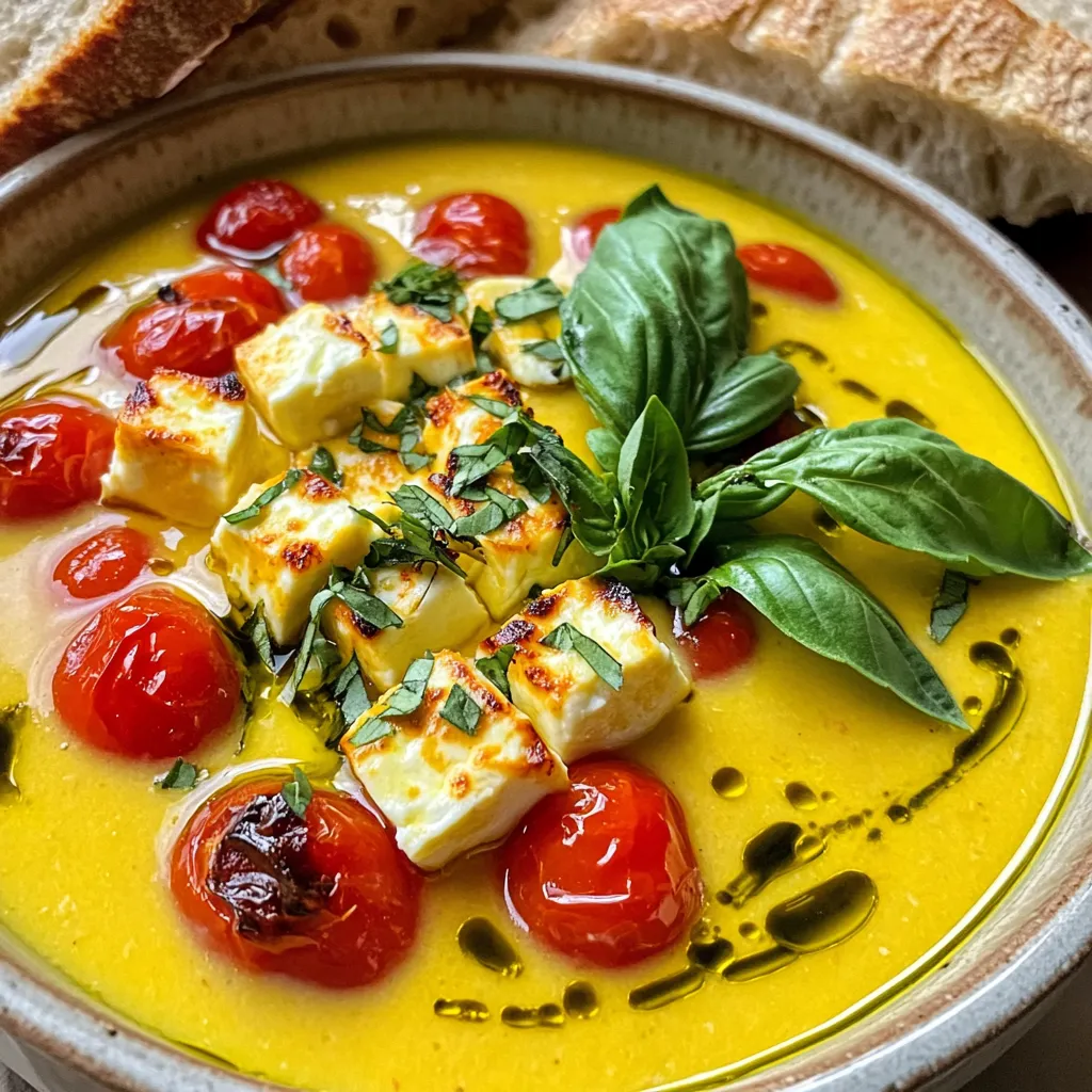 TikTok Feta and Tomato Soup Simple and Delicious Recipe