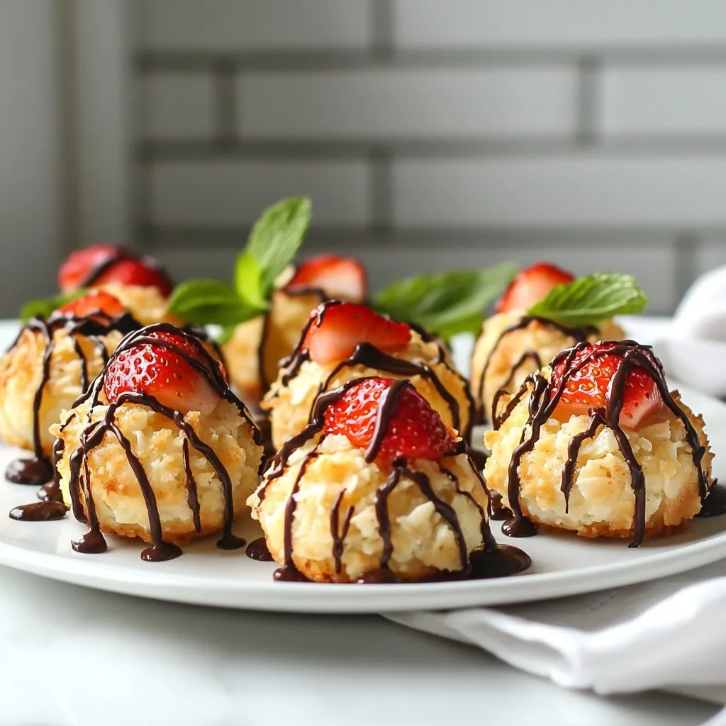Strawberry Coconut Macaroons Delightful Easy Treat