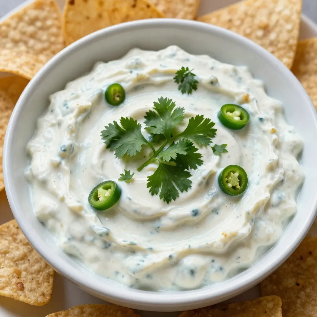 Creamy Jalapeño Cilantro Dip Flavorful and Simple Recipe