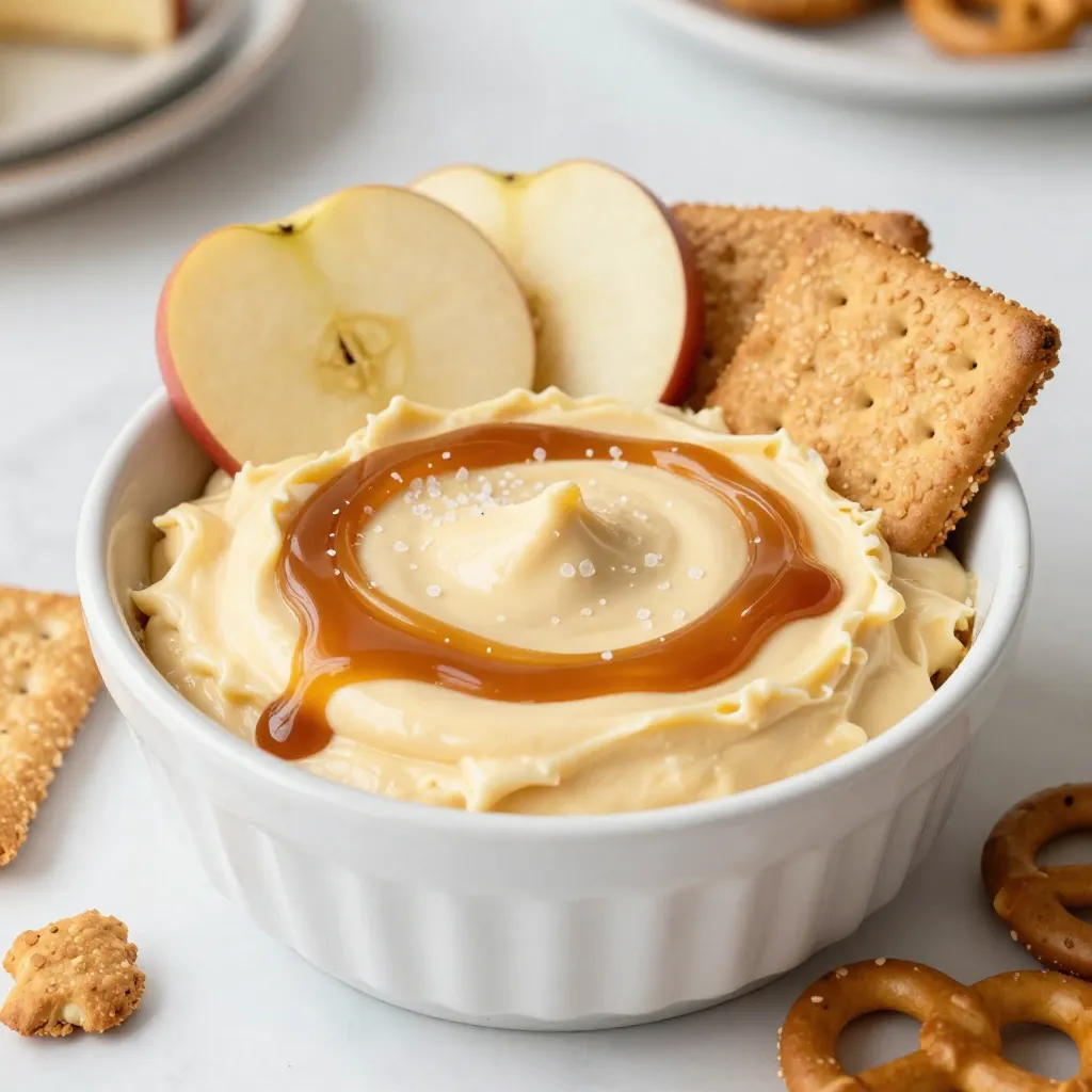Salted Caramel Cheesecake Dip Creamy Delight Recipe