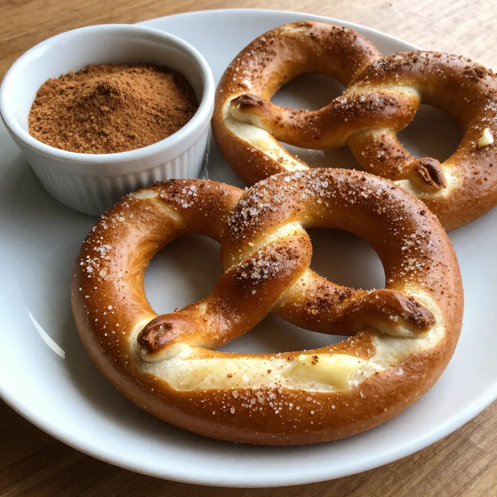 Cinnamon Sugar Soft Pretzels Simple Homemade Snack