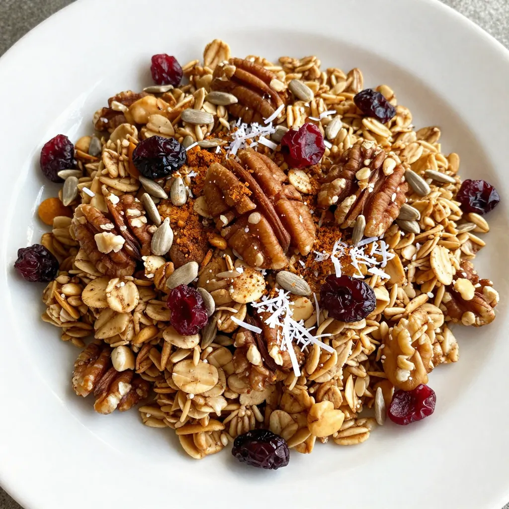 Pumpkin Spice Granola Crunchy and Healthy Snack Option