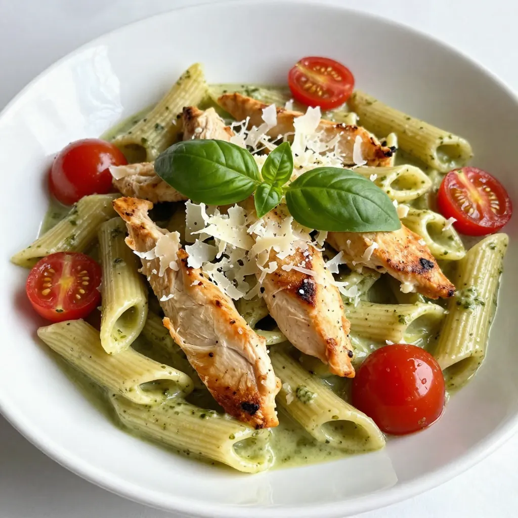 Creamy Pesto Chicken Penne Savory Weeknight Meal