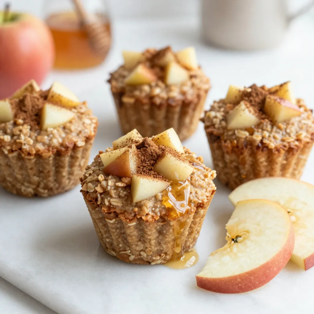 Apple Cinnamon Oatmeal Cups Healthy and Simple Recipe