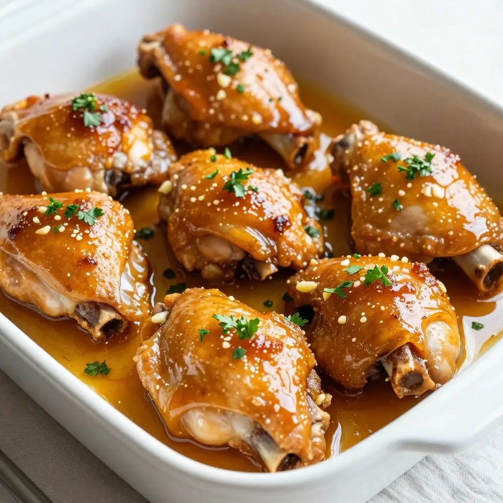 Honey Mustard Chicken Thighs Savory and Simple Dish