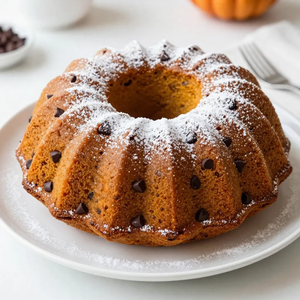 Pumpkin Chocolate Chip Bundt Cake Delightful Recipe