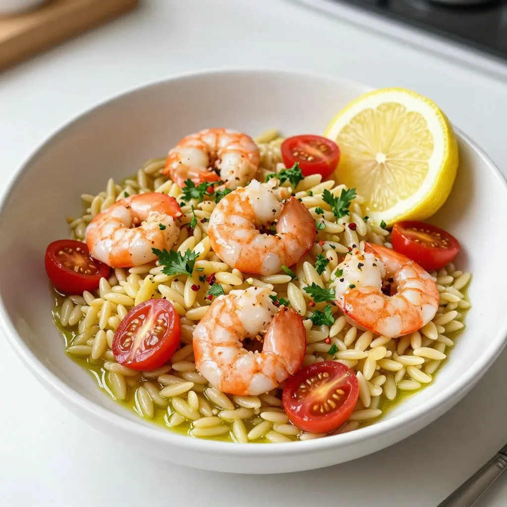 Lemon Garlic Orzo with Shrimp Delightful Recipe Guide