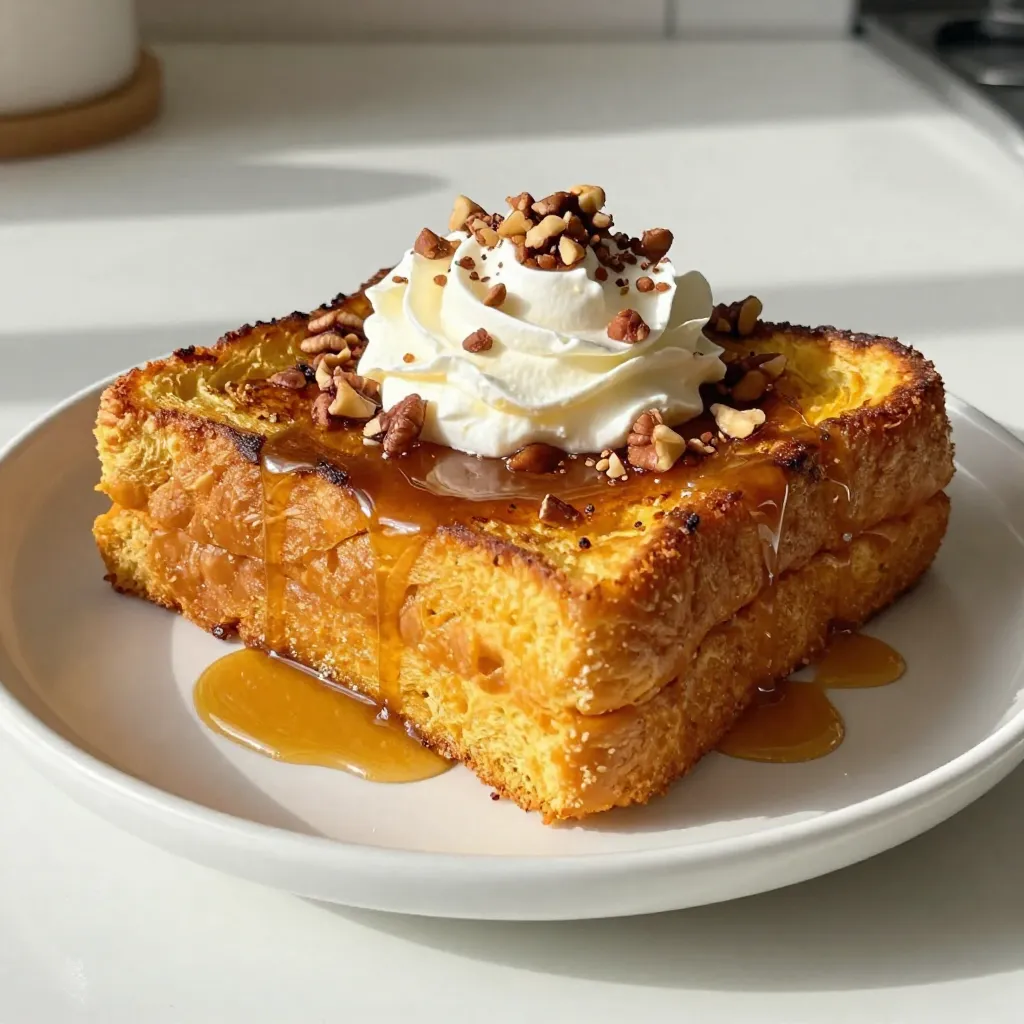 Pumpkin Spice French Toast Delicious Fall Delight