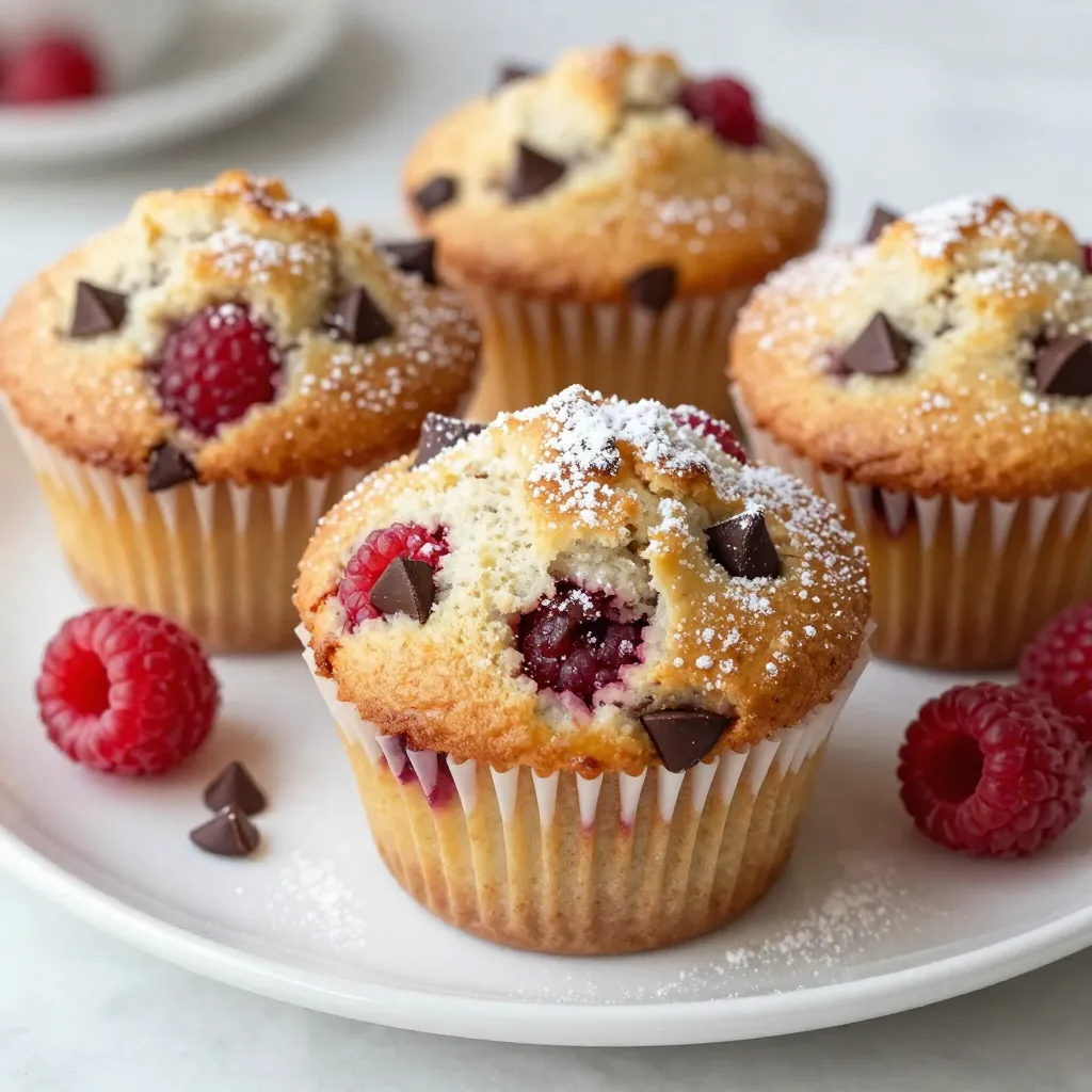 Raspberry Chocolate Chip Muffins Simple and Tasty Treat