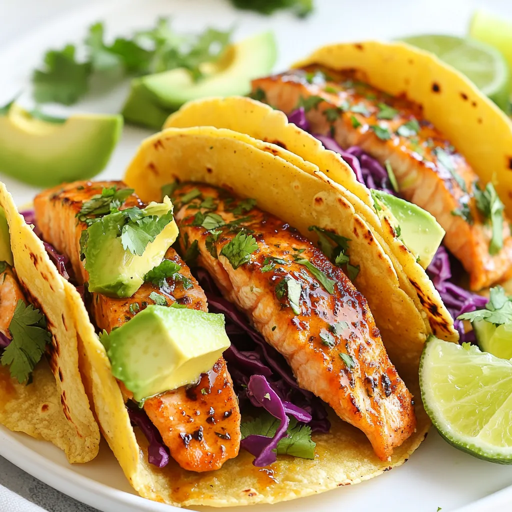 Honey Lime Salmon Tacos Flavorful and Simple Meal