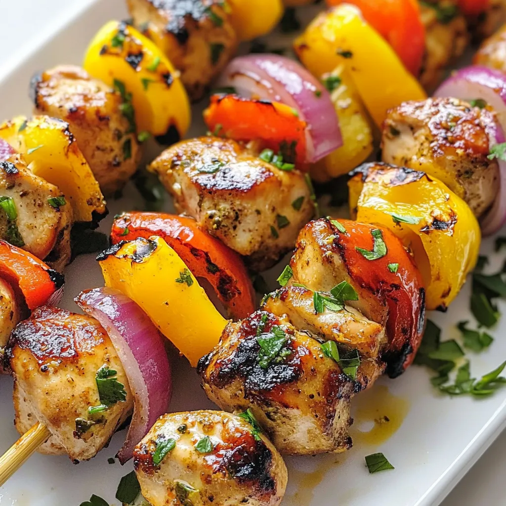 Greek Yogurt Marinated Chicken Kebabs Easy Recipe