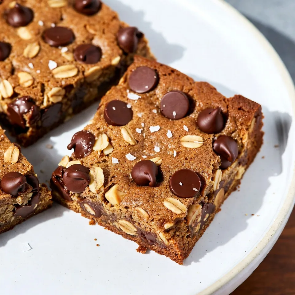 Chocolate Chip Oatmeal Cookie Bars Delightful Treat