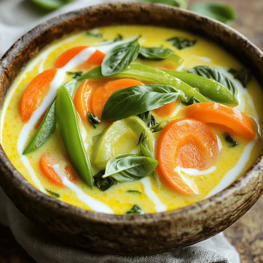 Thai Coconut Curry Soup Flavorful and Easy Recipe