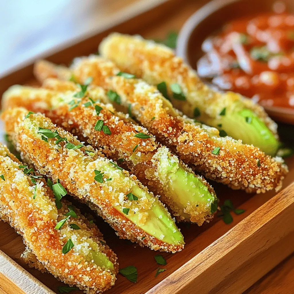 Parmesan Avocado Fries Air Fryer Crispy Delight