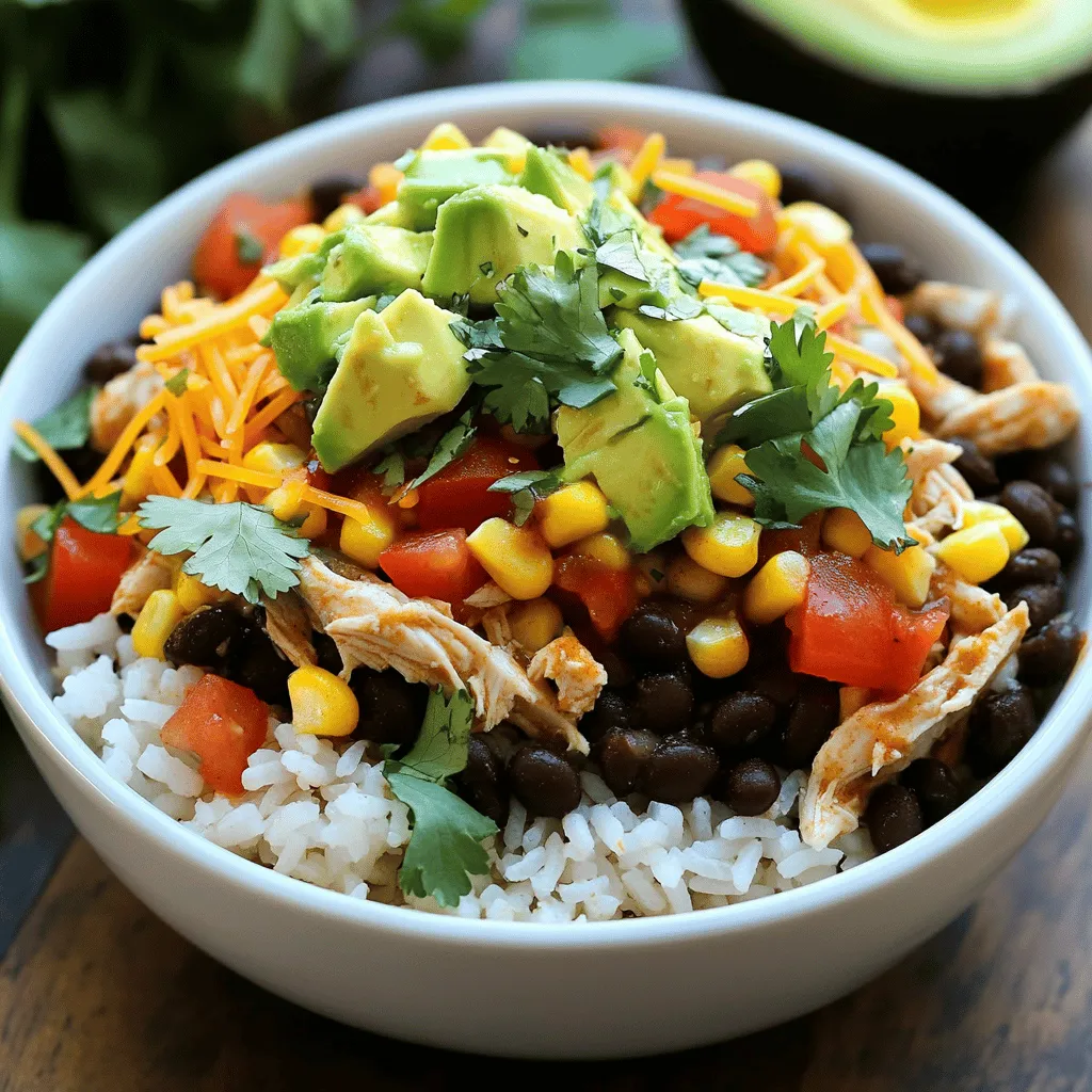 Slow Cooker Chipotle Chicken Burrito Bowls Delight