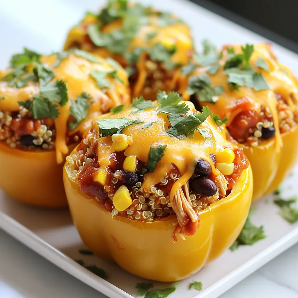 BBQ Chicken Stuffed Peppers Flavorful Weeknight Meal