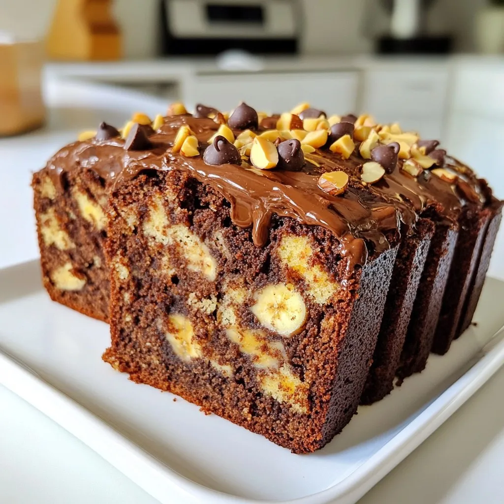Chocolate Hazelnut Banana Bread Irresistible Delight